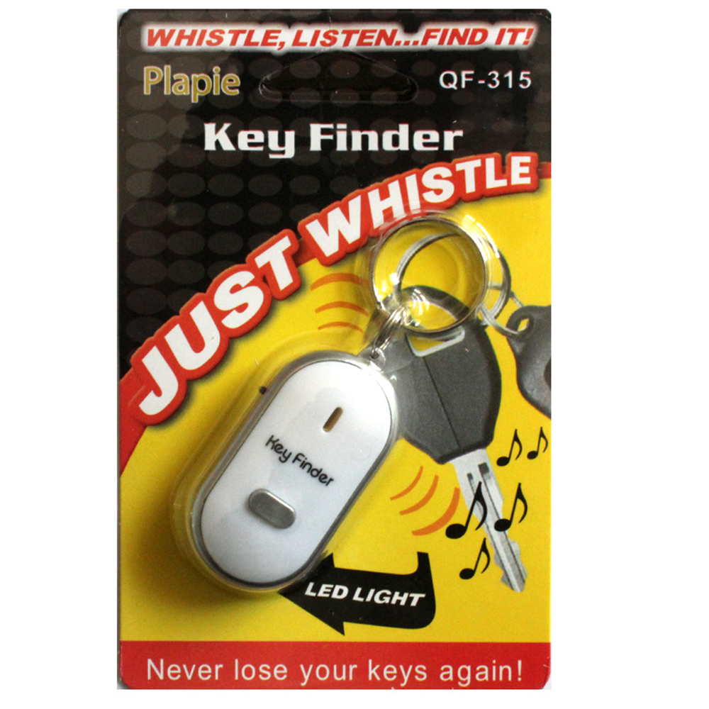 Mini Fluitje Key Finder Knipperende Piepen Afstandsbediening Verloren Kids Key Finder Locator Sleutelhanger Kind Alarm Herinnering