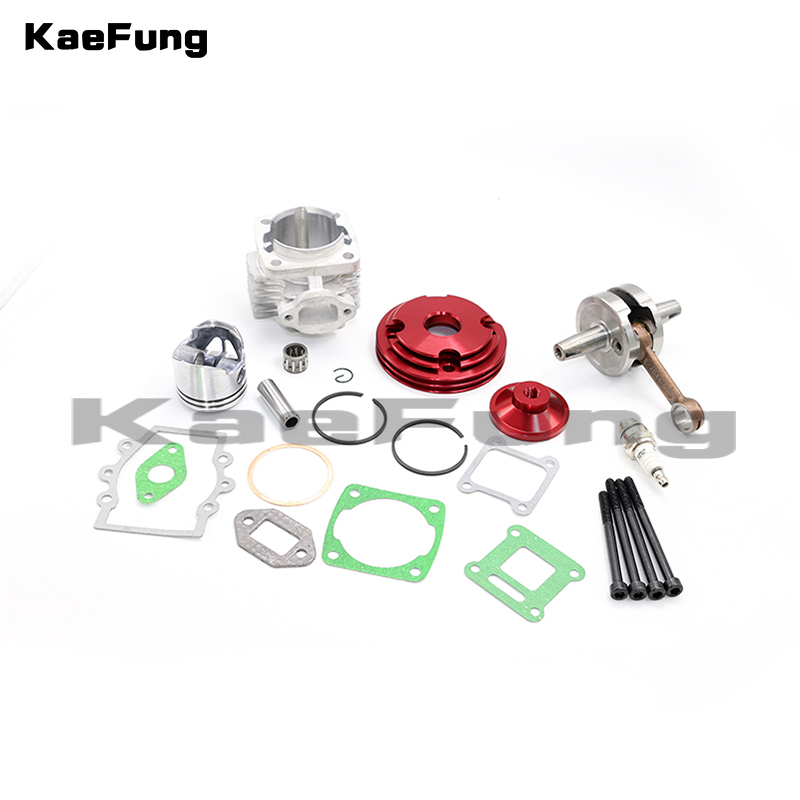 High Performance 44mm Big Bore Top End Kit 49cc 2 Stroke Mini ATV Quad Dirt Pocket Bike