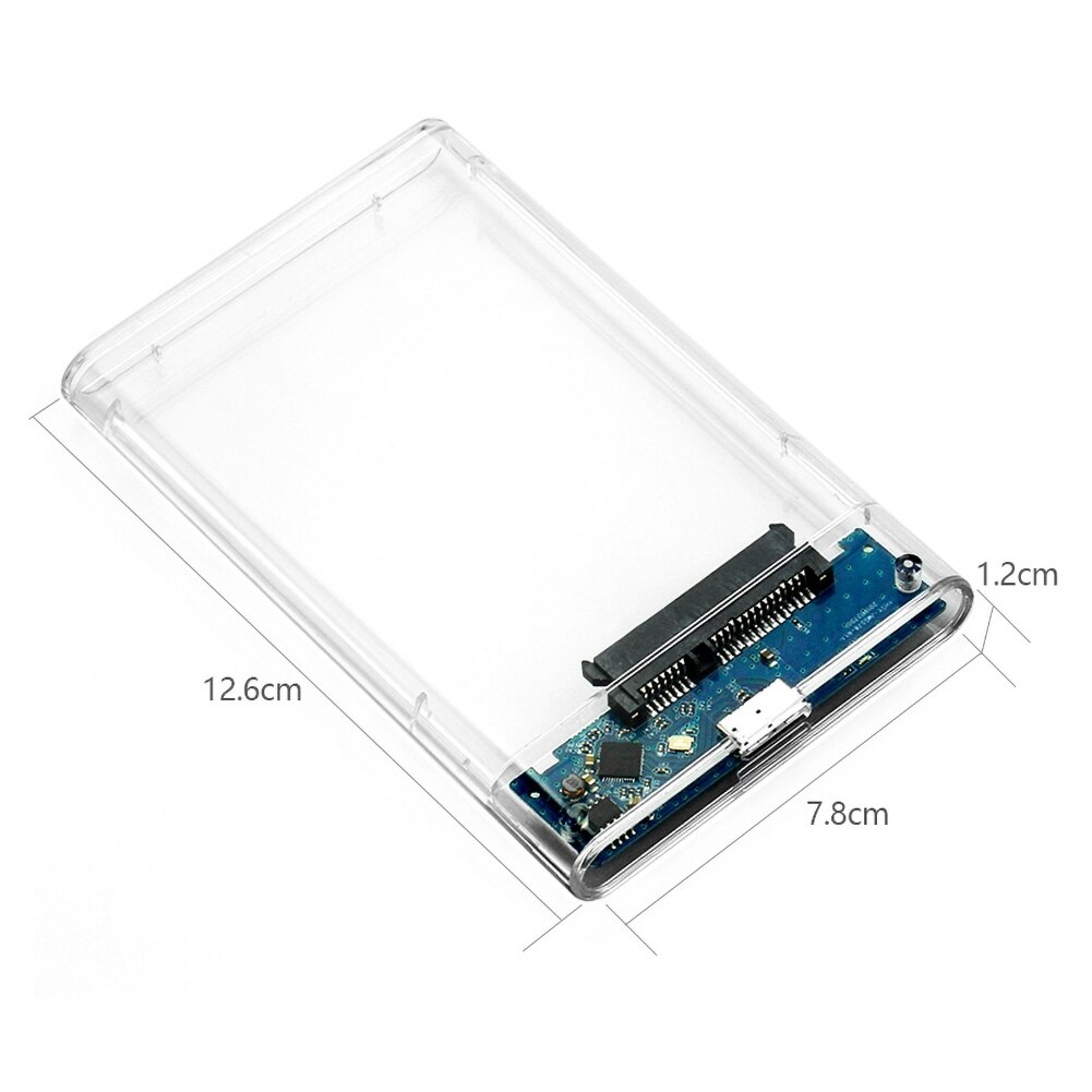 BL HDD fallen 2,5 6Gbps SATA zu USB C 3,0 transparent Externe Festplatte Kasten fallen HD Für Sata festplatte SSD HDD Gehäbenutzen