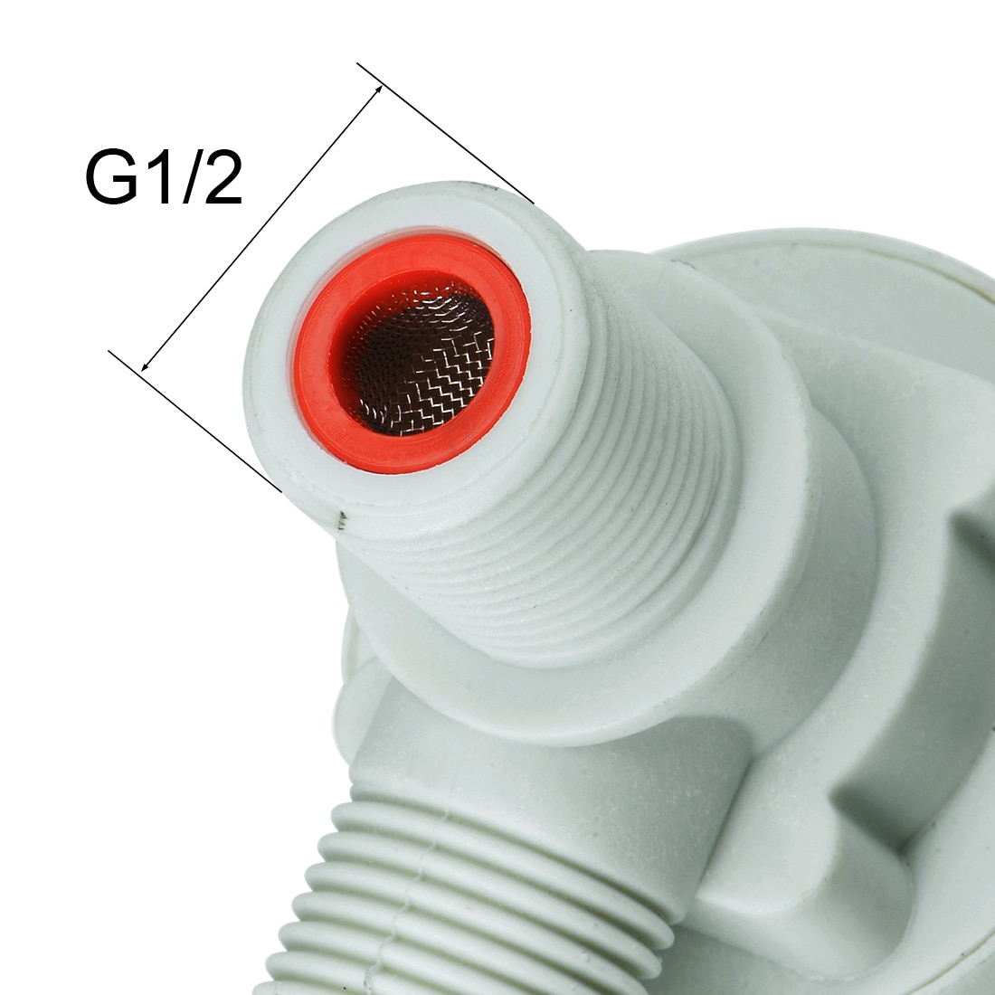 uxcell Float Ball Valve G1/2 Thread Plastic Vertical Exterior Water Liquid Level Control Sensor
