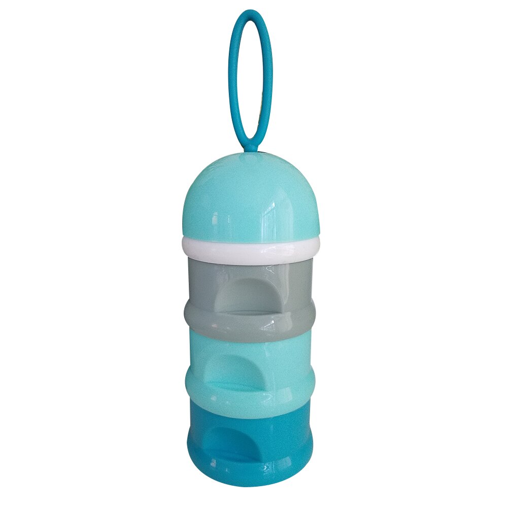 3 Compartimenten Baby Melkpoeder Formule Dispenser Snack Voedsel Opslag Container Komen Met Perfecte Maat Lichtgewicht Seals Strakke: Blauw