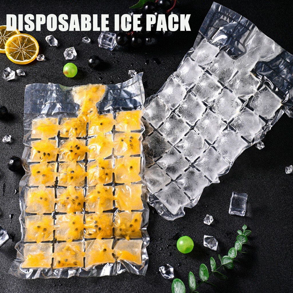 28 Grids Plastic Zak Ijs Eenmalige Clear Popsicle Zakken Ijs Gereedschap Opbergzakken 10 Stuks Wegwerp Zelf-Afdichting Ice Pack Cocina