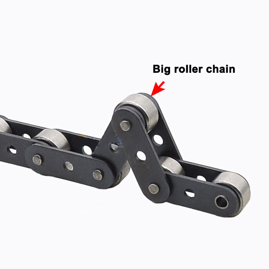 Straight Roller Chain Double Pitch Chain Carbon Steel C2040 C2042 C2050 C2060