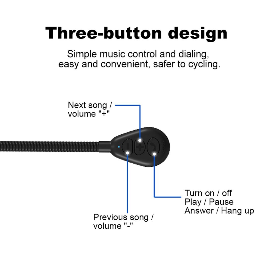 Moto Helmet Headset Bluetooth 5.0 Ultra-thin Motorcycle Earphones Wireless Speaker Headphone Handsfree Call Music Play