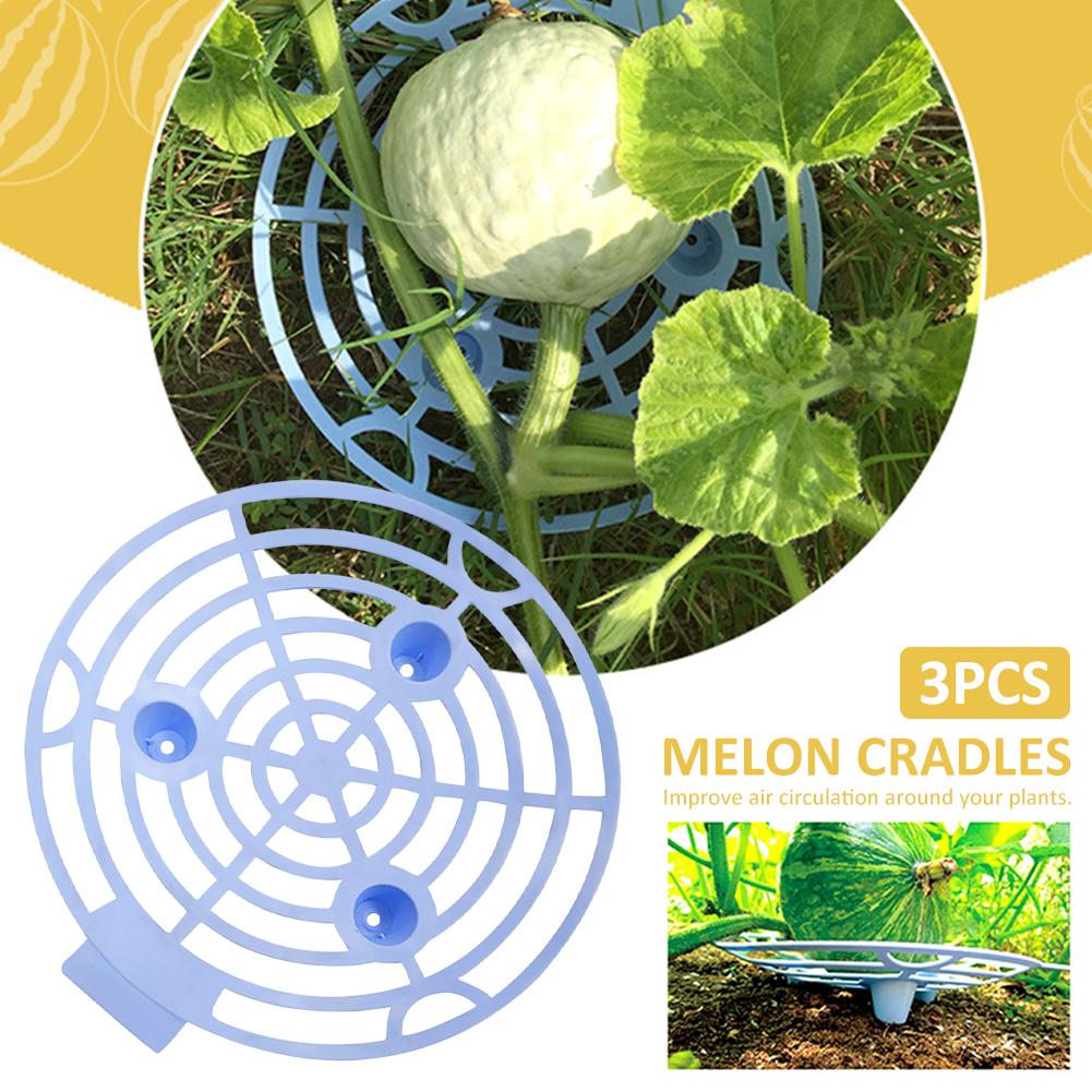 3Pc Duurzaam Multi Functie Meloen Squash Cradle Watermeloen Cradle Plant Ondersteuning Tuin Ondersteuning Protector Voor Watermeloen