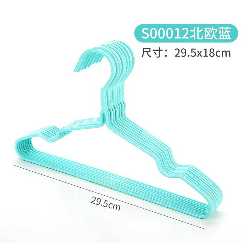 5pcs Kids Clothes Hanger Racks Portable Plastic Display Hangers Windproof Children Coats Hanger Baby Clothing Organizer: Green Style B