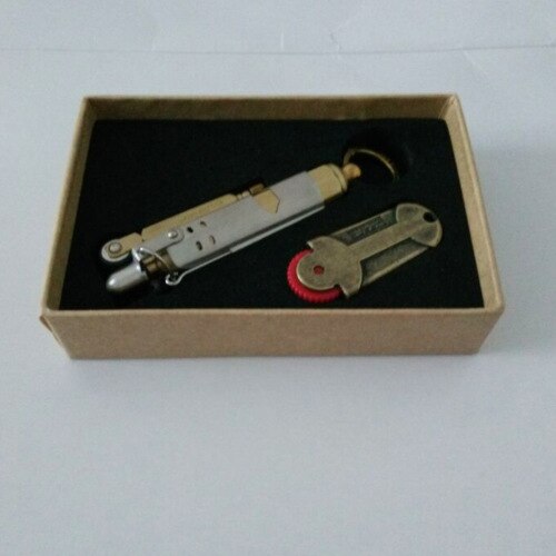 Encendedor de queroseno antiguo Vintage jifeng + pedernal