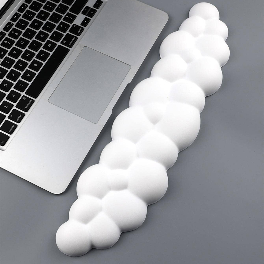 Muismat met polssteun toetsenbord wolk antislip desktop kantoor gamer muis polssteun Ergonomisch toetsenbord muismat polssteun