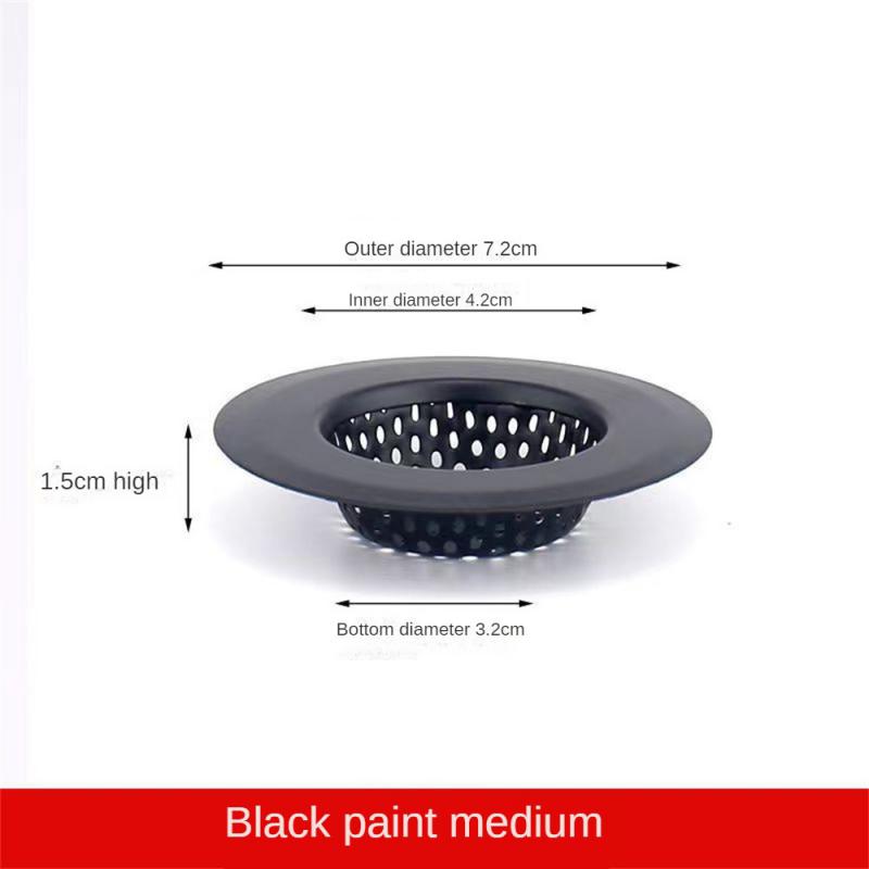 Kitchen Sink Filter Stainless Steel Mesh Sewer Sink Strainer Filter Bathroom Sink Strainer Drain Hole Filter Trap Waste Screen: green