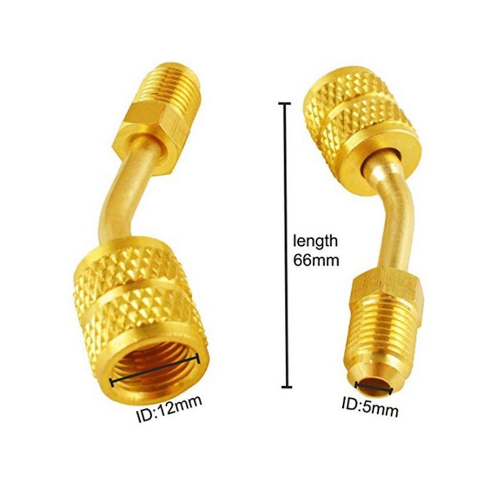 Refrigerant R410 Adapter R410 Adapter 1/4 Turn 5/16 Fluoridated Joint Copper Adapter