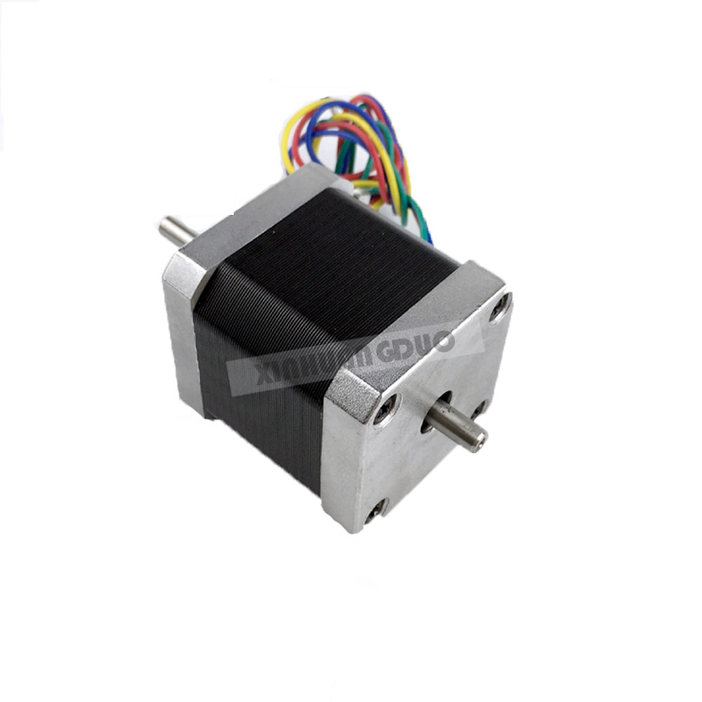 Nema17 Dual Shaft CNC Stepper motor 42x48 NEMA 17 stepper motor D=5mm 1.8A double shaft stepping motor 78 Oz-in 3D Print CNC