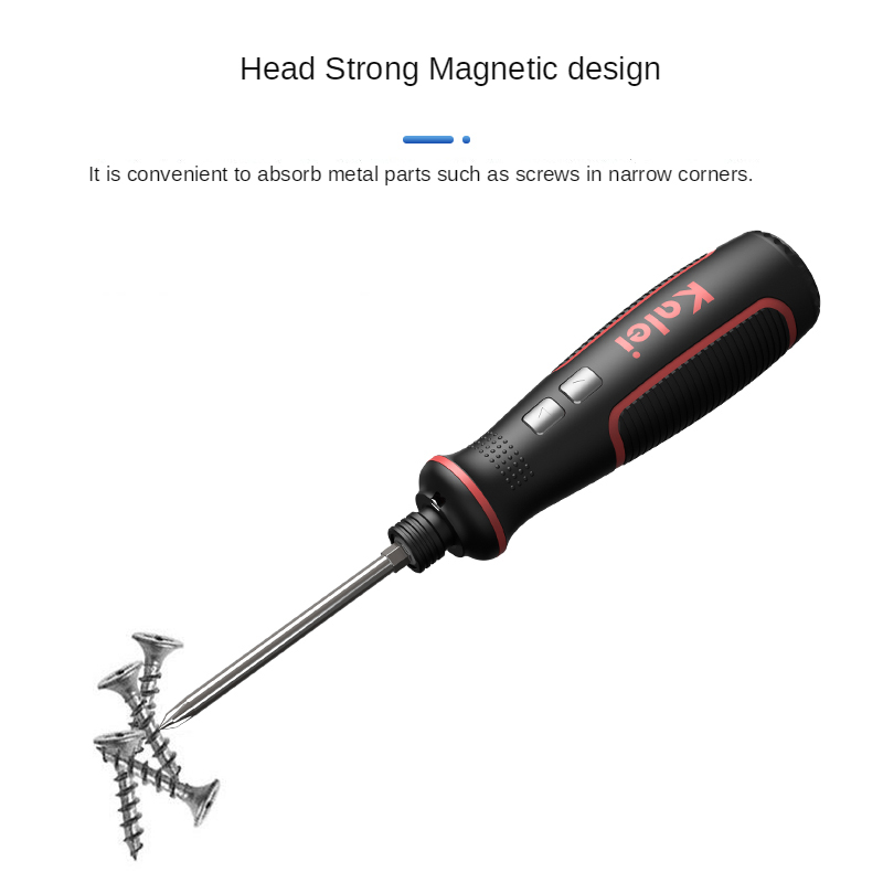 3.6v Lithium-ion Battery Rechargeable Cordless Power Electric Screwdriver + Short / Extended Beatle Electric Drill Bit Set