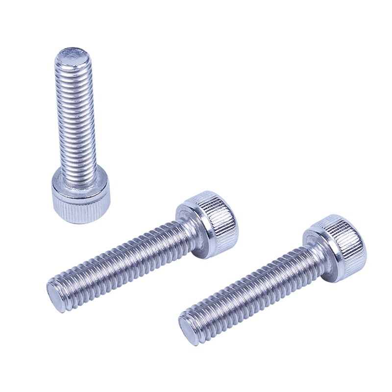 M6x25mm 304 Roestvrij Staal Inbussleutel Bolt Inbusbouten 10Pcs