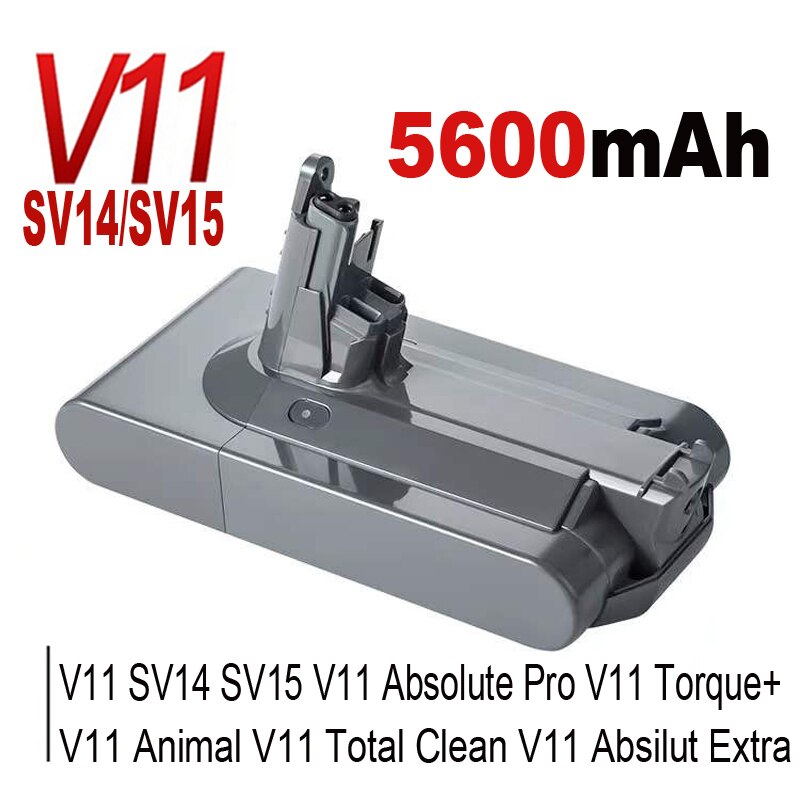 Dammsugarbatteri för dyson  v6 v7 v8 v10 v11 byt ut batteri  dc58 dc59 dc61 dc62 dc72 dc74 sv11 sv10 sv12 sv14 sv15