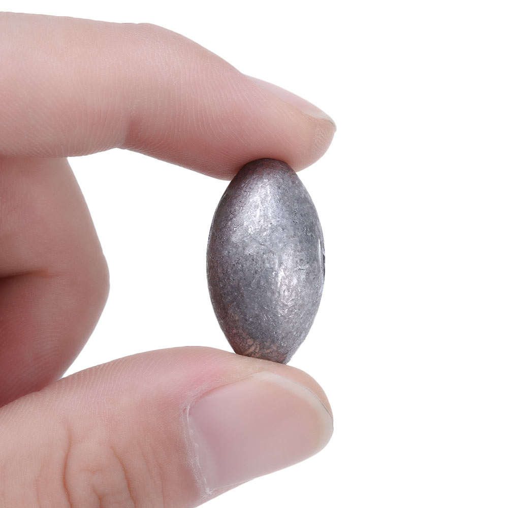 5/10 pièces matériel de pêche plomb en forme d'olive plombs creux leurre plombs 1g/2g/3g/4g/5g/10g/15g/20g/25g/30g/40g/50g/60g/70g