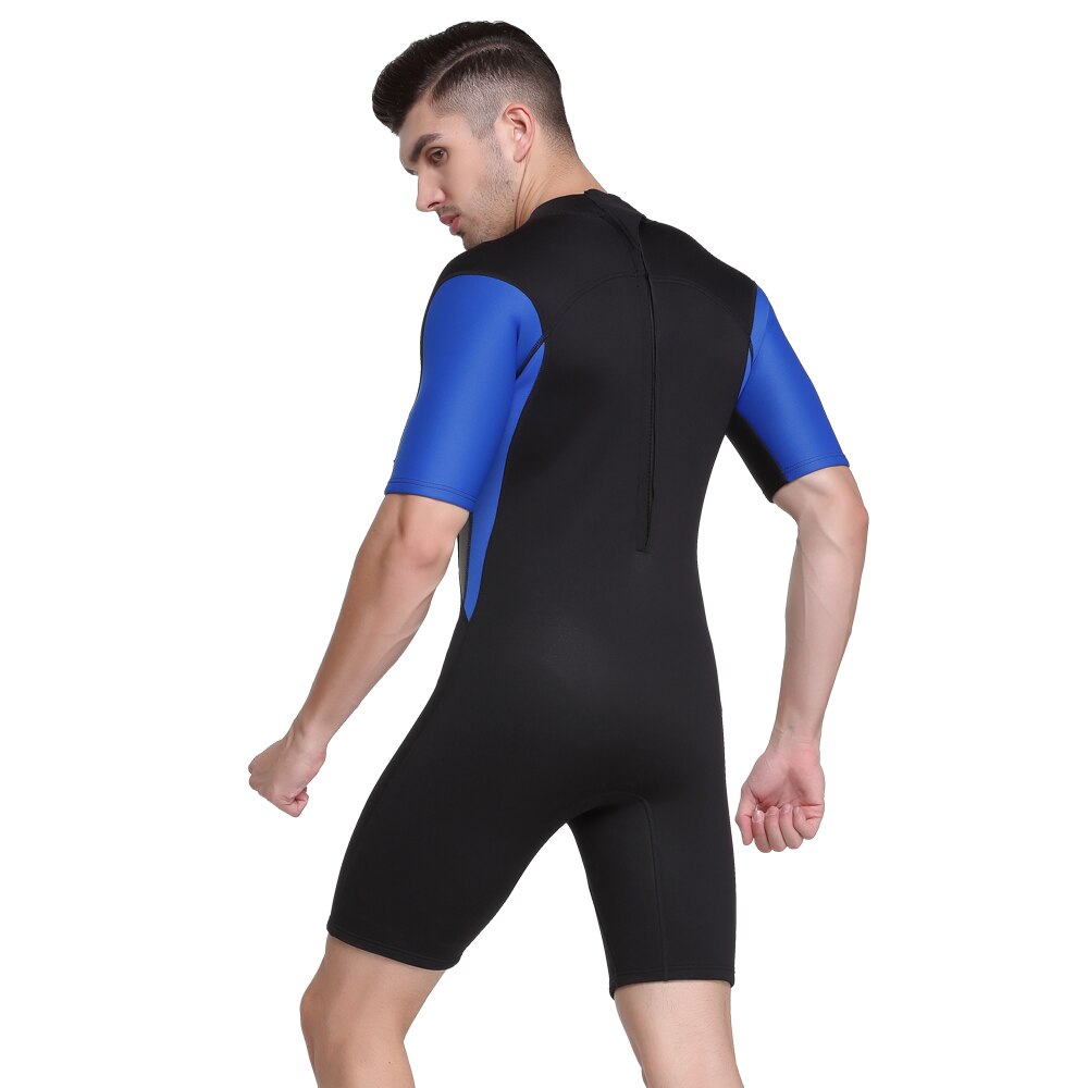 2mm Mens kurz Neoprenanzug einteiliges Verdicken Thermische Winter Schwimmen Ausschlag bewachen für Schnorcheln Surfen Tauchen Tauchen Tauchen S