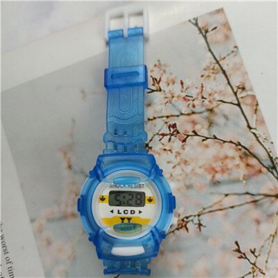 Kind Horloges Led Digitale Horloge Armband Kids Outdoor Sport Horloge Voor Jongens Meisjes Elektronische Datum Klok Reloj Infantil: BLUE