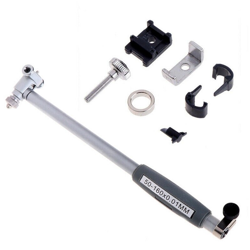 50-160X0.01 mm Inner Diameter Gauge Measuring Rod Deep Engine Hole Measurement Dial Bore Indicator Gauge