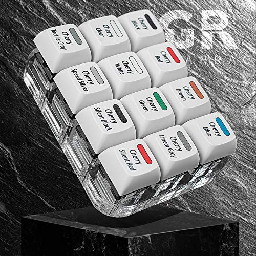 Cherry mx switch tester 12- nøkkel mekanisk tastatur sampler switch testverktøy med keycap pull