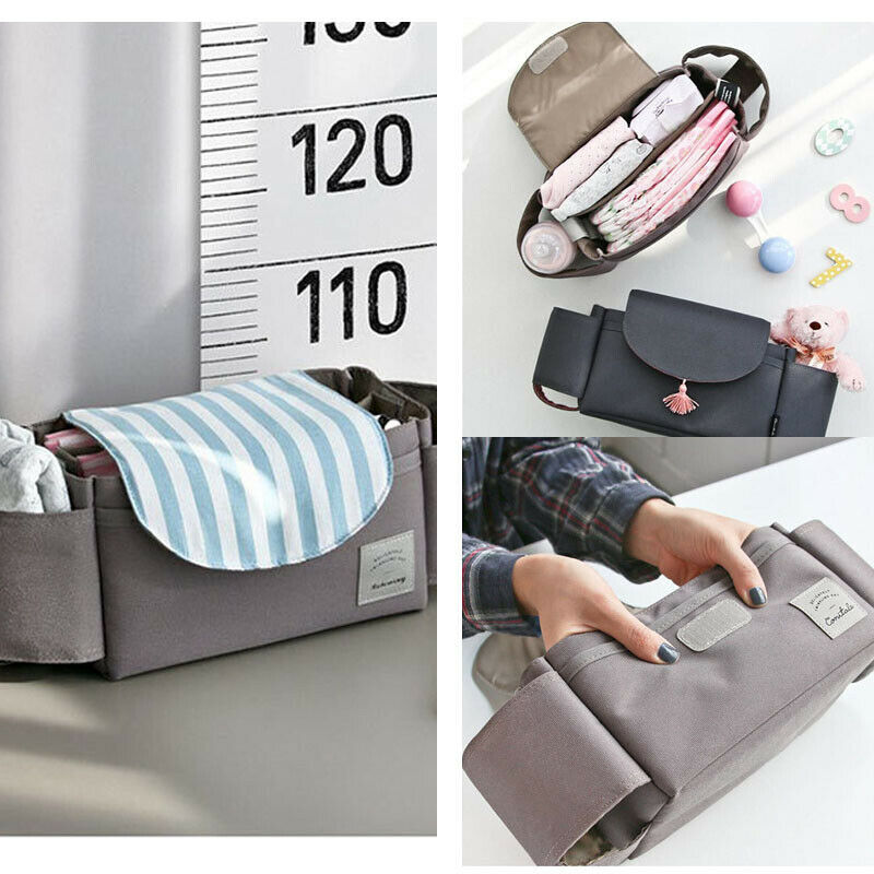 Universele Mama Reistassen Buggy Baby Kinderwagen Organizer Fles Houder Kinderwagen Caddy Opbergtas