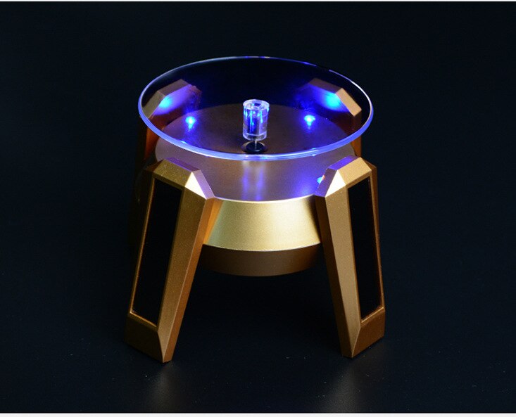 UFO with Light Display Stand Rotating Stand Display Stand Jewelry Jewelry Bracelet Display Stand Ring Stand