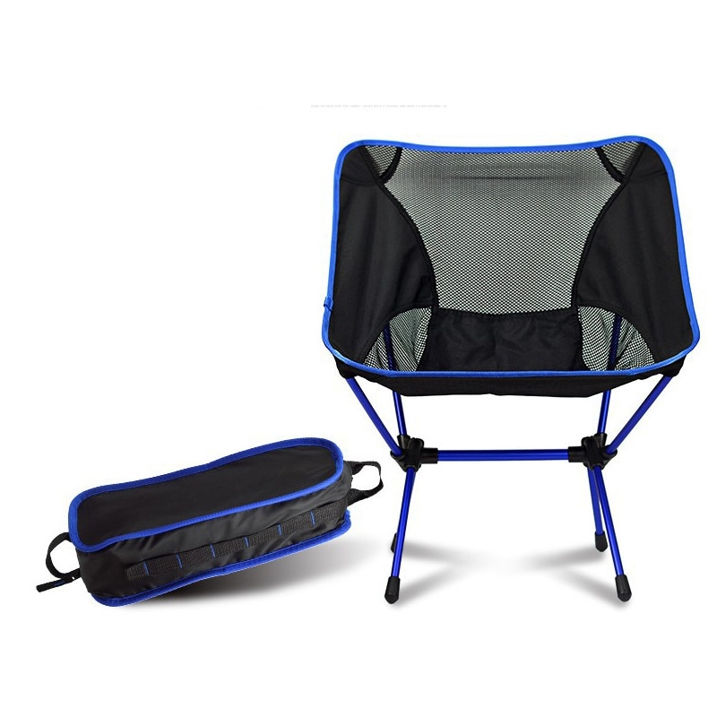 Multi travel ultralätt fällstol superhård höglast utomhus campingstol bärbar strandstol vandring picknick fiskepall