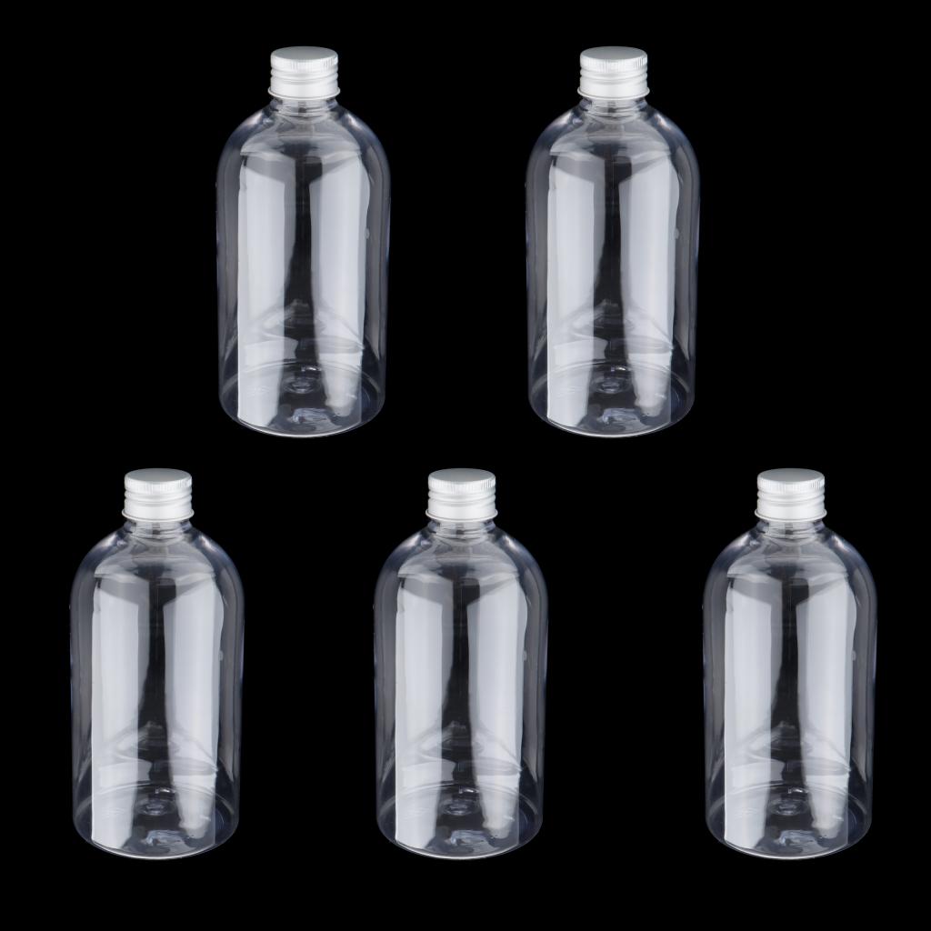 Portable 5x Refillable Lotion Hand Cleaner Aluminium Cap Dispenser 500ml