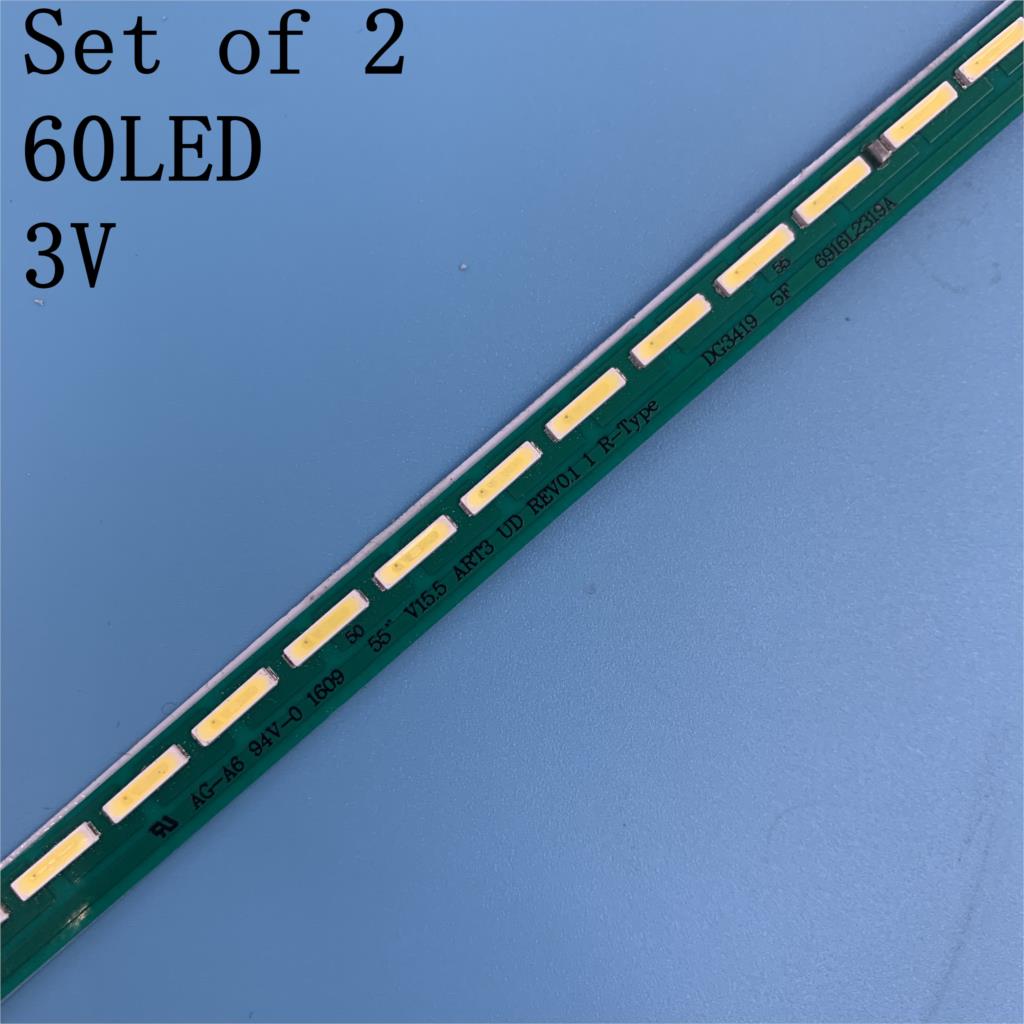 LED Backlight strip 60 lamp For LG TV 55" V15.5 ART3 UD R L-type 55UF6450 55UH6150 55UF6430 LC550EGE FH M1 M4 M2 FJ 6922L-0159A