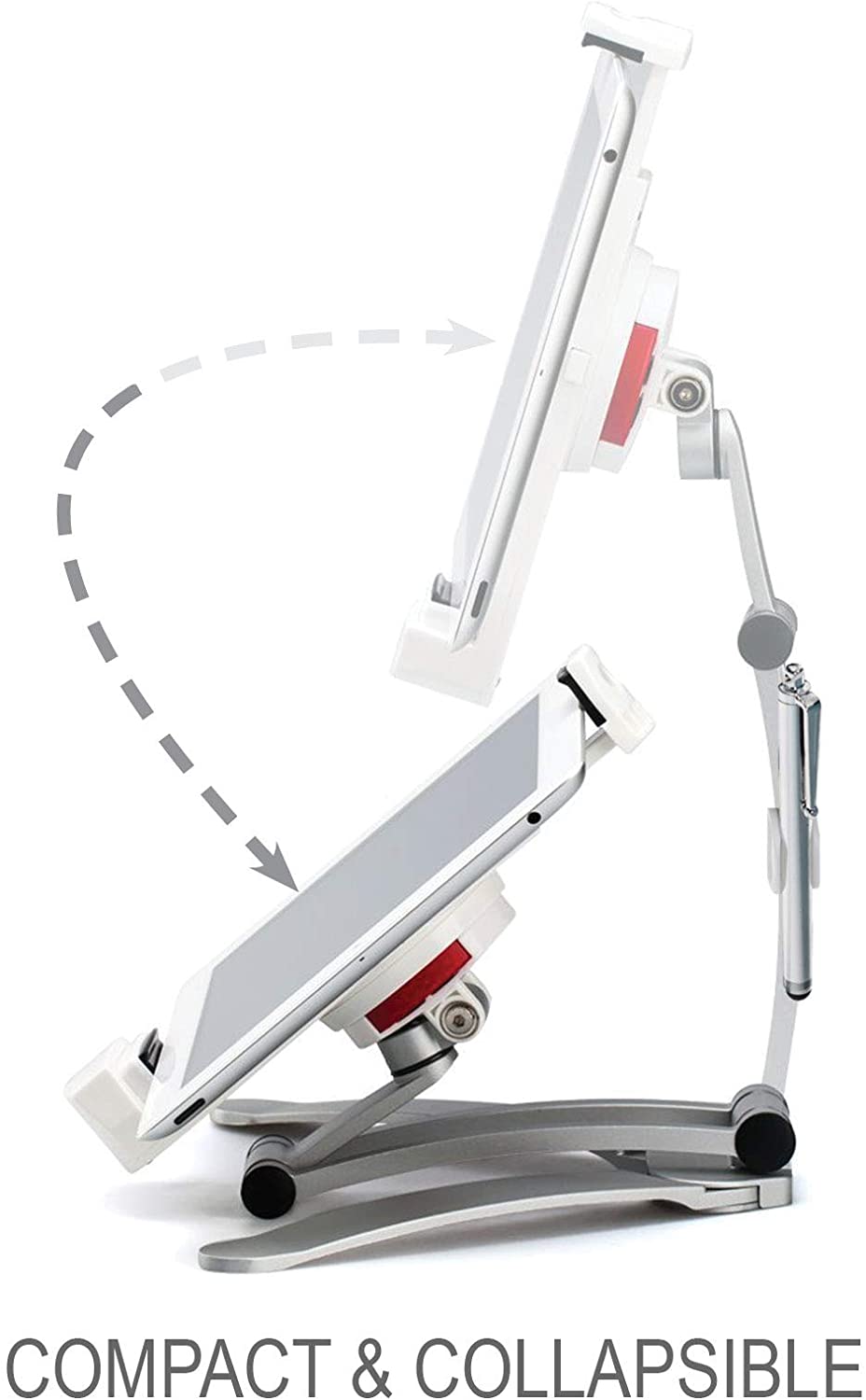 Soporte de tableta de cocina 2 en 1, soporte de pared/escritorio Digital CTA con Stylus para tabletas de 7-13 "/iPad de 10,2 pulgadas
