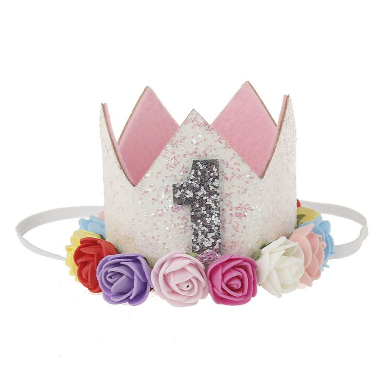 Decoraciones para de cumpleaños de niños, 1, 2 y 3 años, globos de cumpleaños, celebración de bebé, niño y niña, corona de de cumpleaños, sombrero: 8