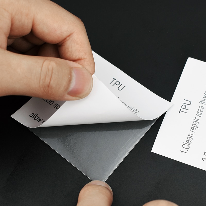 5pc TPU/vinyl Waterproof Transparent Self Adhesive Sticker Cloth Patches Outdoor Tent Raincoat Jacket Inflatable Toy Repair Tape