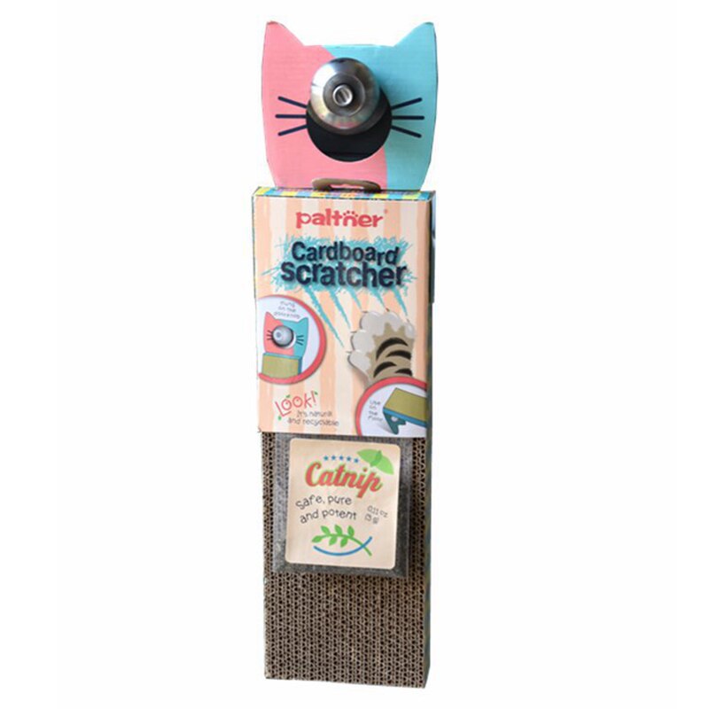[MPK Store] Hanging Cardboard Scratcher for Cats, Cat Head Cardboard, Scratcher, Scratch Board, Cat Toy