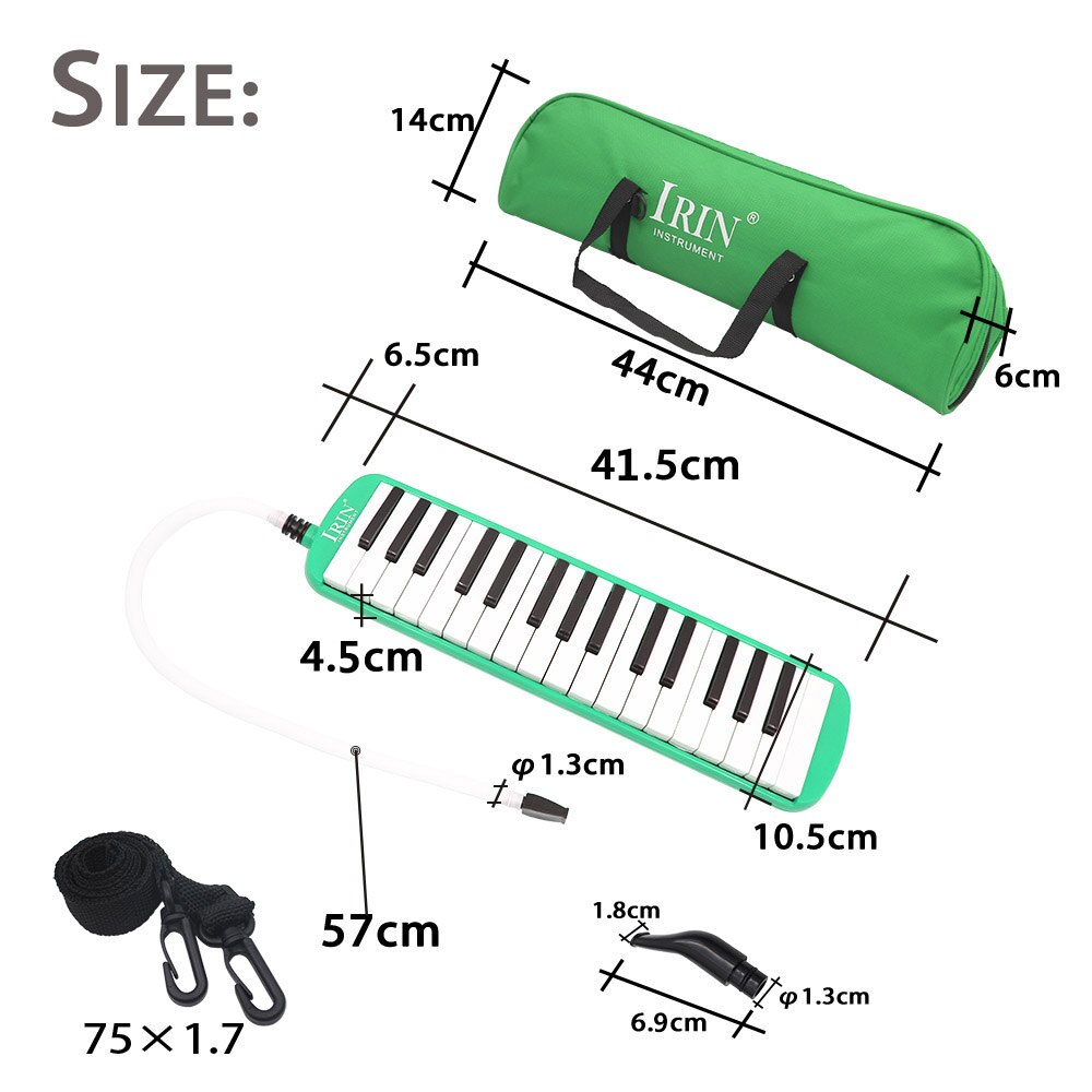 Instrumento Musical Melodica de 32 teclas de Piano para amantes de la música, para principiantes, con bolsa de transporte