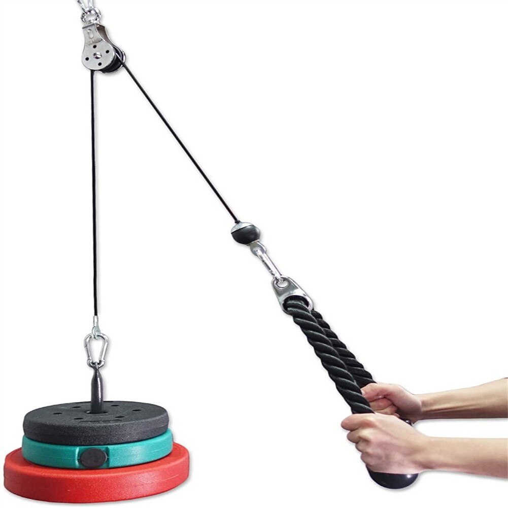 2M-4M Adjustable Gym Cable Wire Rope Heavy Duty Steel Replace Parts Home Fitness Arm Biceps Strength Trainning Equipment