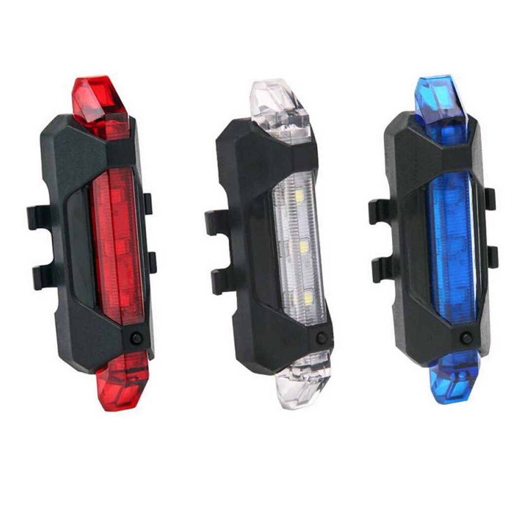 Fiets Achterlicht Led Achterlicht 250 Lumens Waterdichte Oplaadbare Achterlicht Set Fiets Verlichting Voor Mountainbikes Accessoires