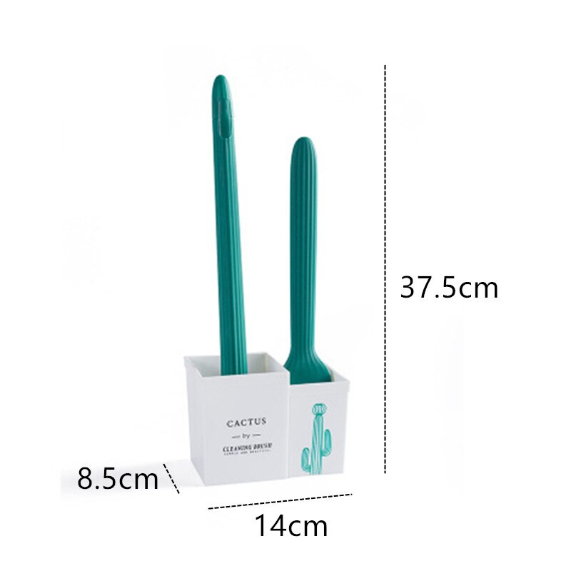 Kaktus szczotka robić wc gumowa nakrętka uchwyt szczotka robić czyszczenia wc wiszące na ścianie wieszak gospodarstwa domowego czyszczenie łazienki akcesoria szczotka robić wc: Default Title