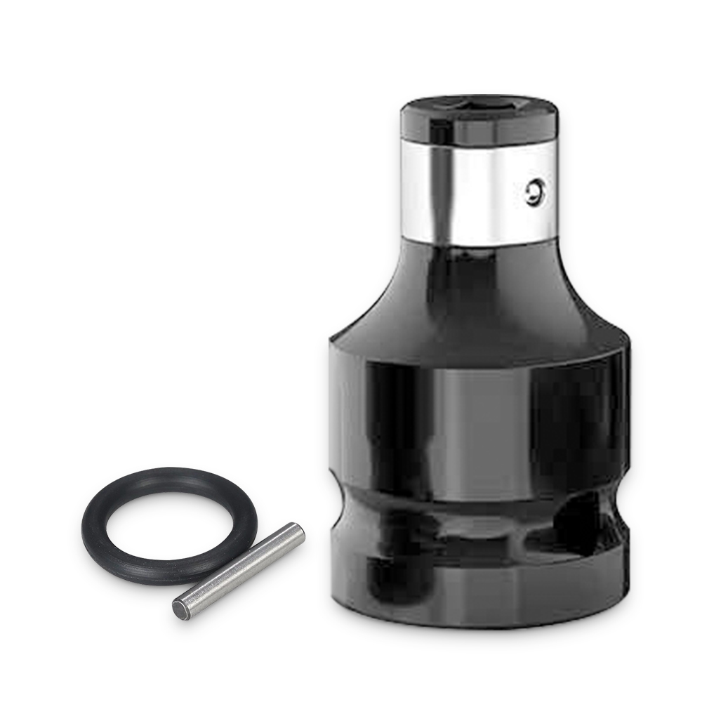 Llave de impacto de trinquete hexagonal de 1/2 pulgadas cuadrada a 1/4 pulgadas, juego de llaves, adaptador, convertidor de accionamiento, herramienta de liberación rápida: Rosa