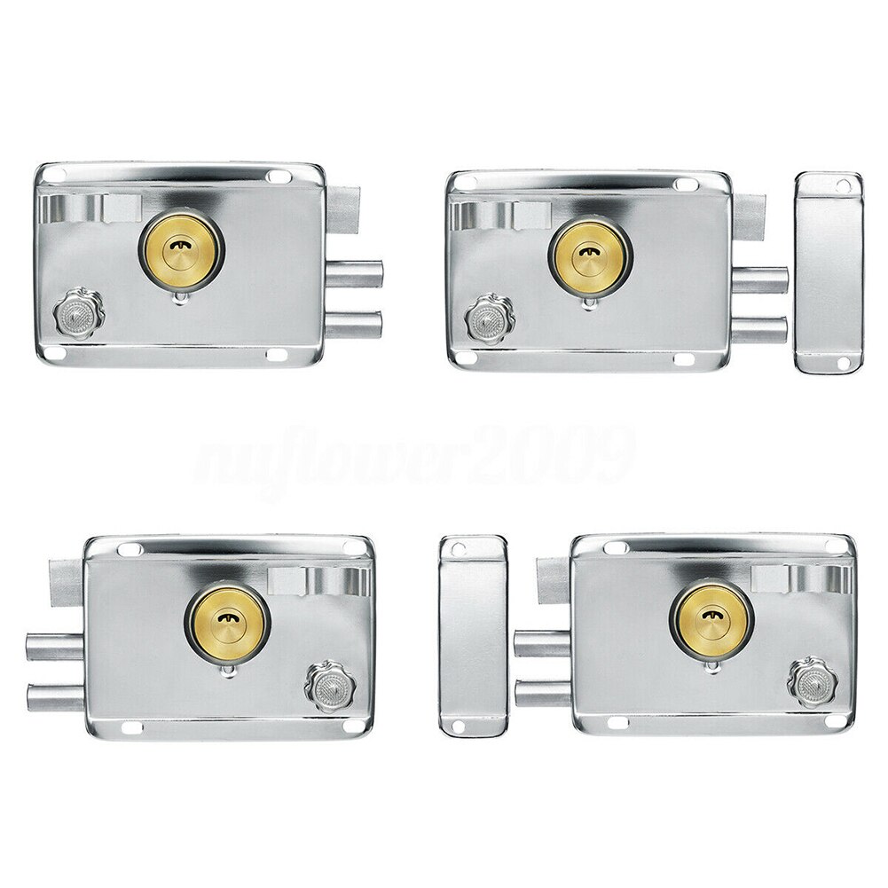 Deurslot Sterke Deadbolt Home Security Universal Exterieur Anti-diefstal Accessoire Roestvrij Staal Meerdere Verzekering Glad