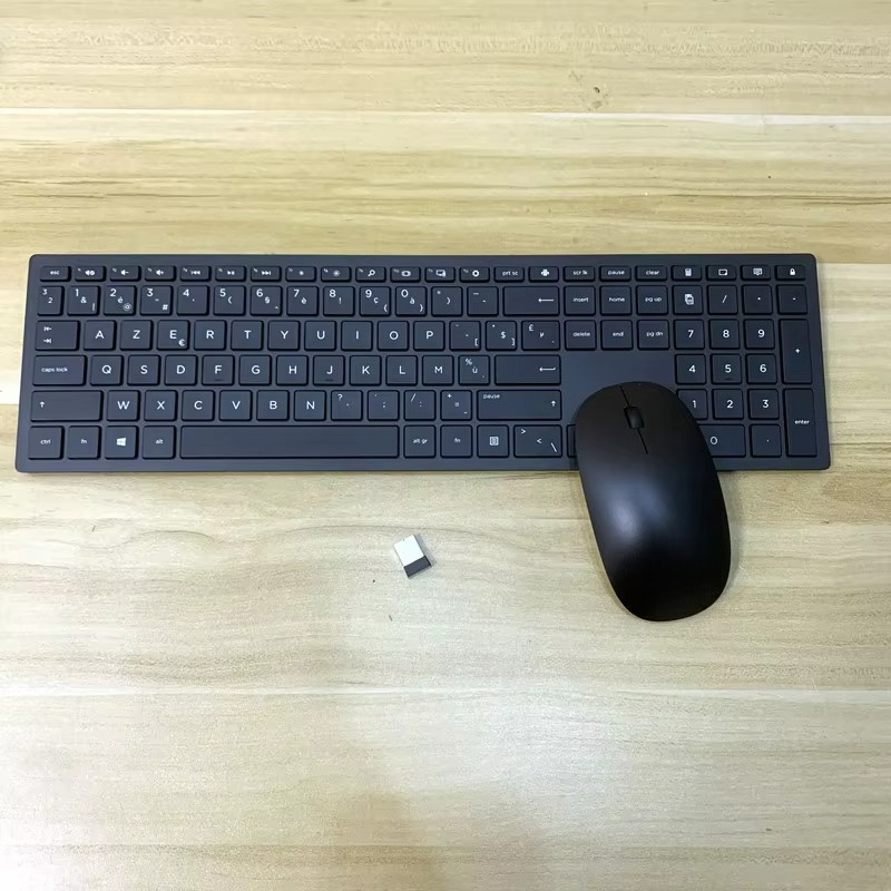 2.4G Wireless Keyboard Mouse Kit Combo for HP Pavilion 800 Pavilion 600 German French Belgium Layout: Blue