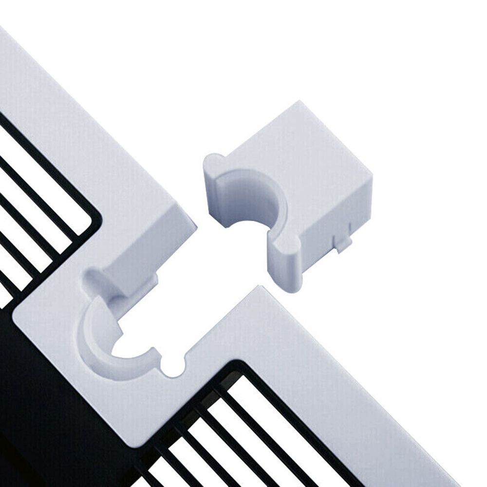 Plastic Shower Rod Rack Bathroom Lift Rod Bracket Shower Storage Hanging Basket Shampoo Soap Tray Punch-free Bathroom Shelf