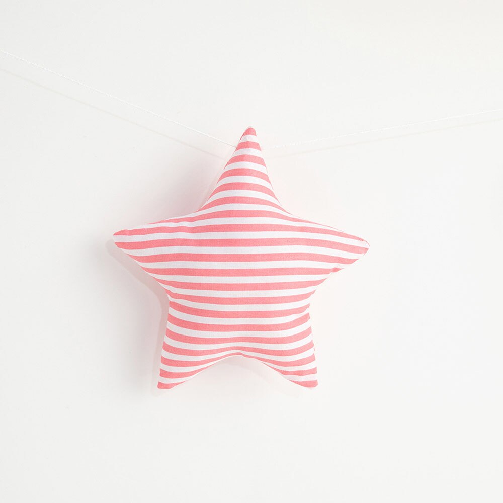 Decoração de berço do jardim de infância, para o quarto, cores listradas, estrelas, para pendurar na cama, fotografia, brinquedos de pendurar na parede