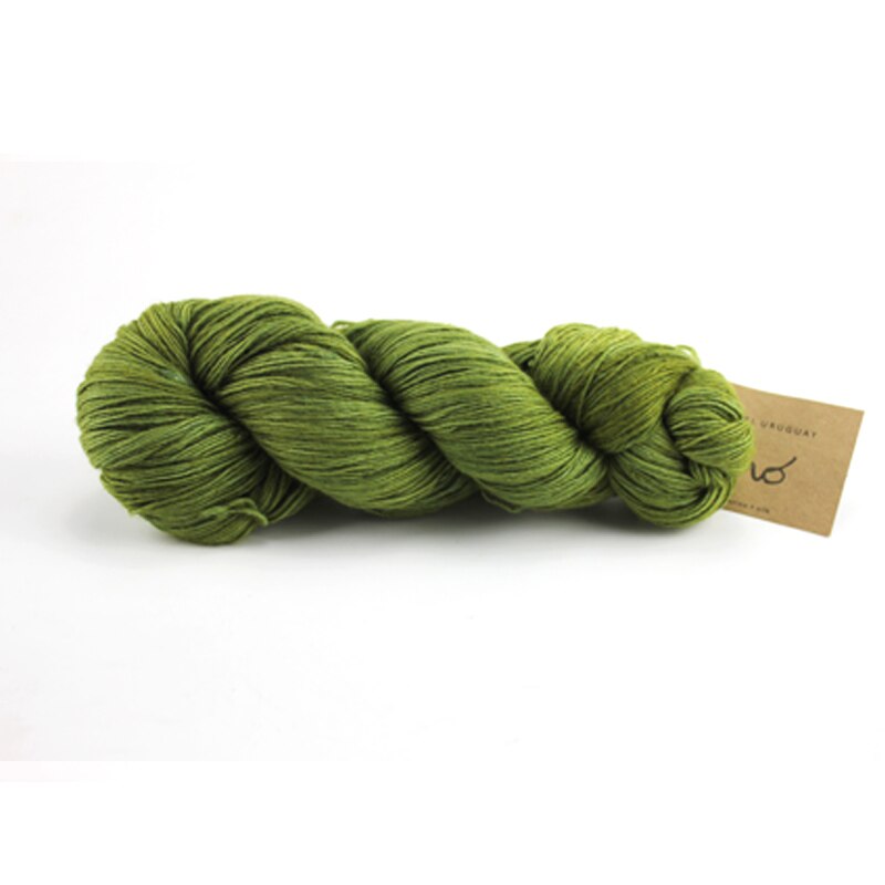Manos Fino-laine mérinos extra fine 100, 70% soie, fil mélangé, fil teint à la main, d'uruguay: 407