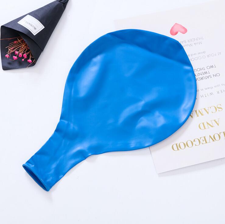 1pcs 36 inch Colorful Big Latex Balloons Ball Helium Inflable For Birthday Wedding Party Decoration Kids Giant Baloon: Blue