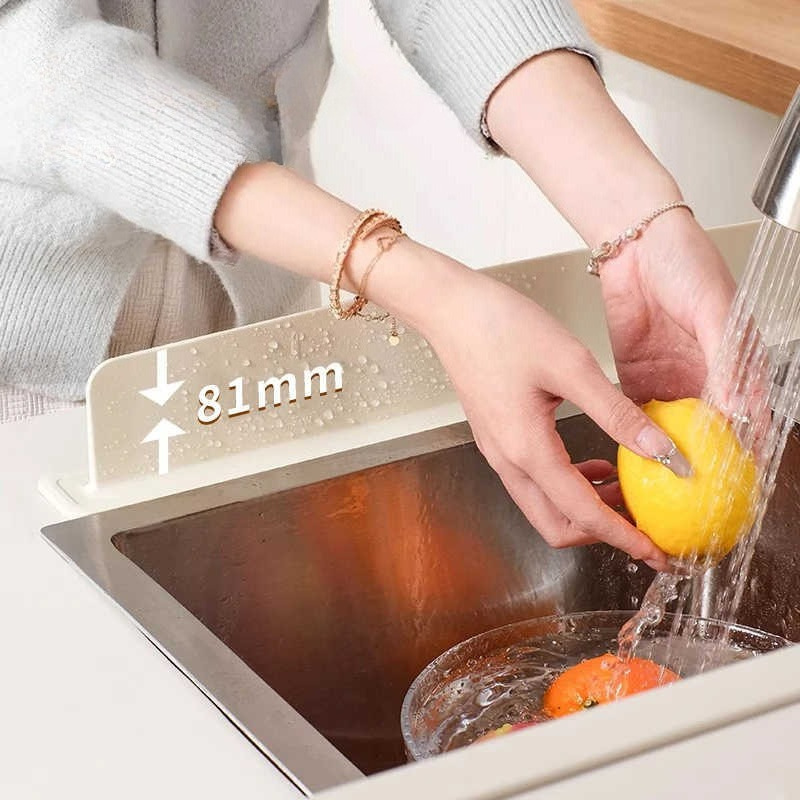 Küche Waschbecken Wasser Spritzschutz Waschbecken Anti-spritzwasser Stopper Silikon Wasserdicht Spritzschutz küche Anti-wasser Bord