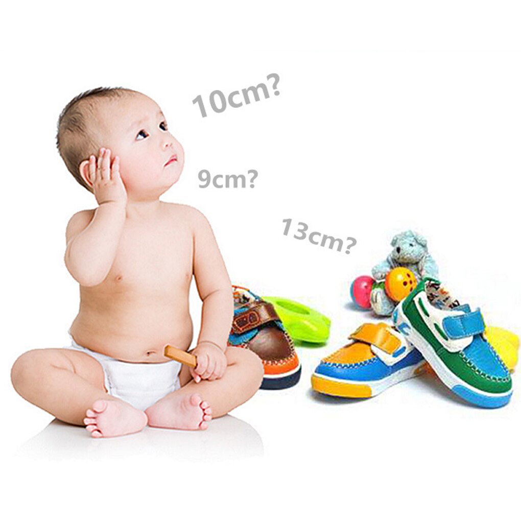 Lasten vauvan jalkamitta mittari kengät koko mittausviiva työkalu saatavilla vauvan auto säädettävä alue 0-20cm kokoa lapsen vauvan jalka