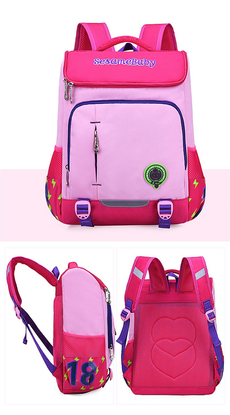 Kinderen School Tassen rugzak voor Jongens Meisjes reistas Rugzakken Grote Capaciteit Rugzak voor 1-5 rangen Mochila Infantil zip