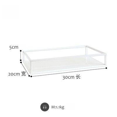 SWEETGO Geometry storage racks geometry tray 1 piece store case Kitchen decorations tools accessories 3 tiers Iron frame Holders: 7