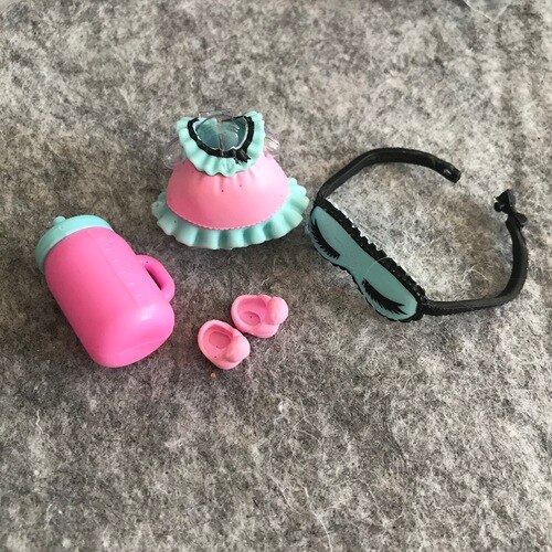 8cm doll clothes for LOLs doll clothes, bottles, shoes accessories for doll accessories