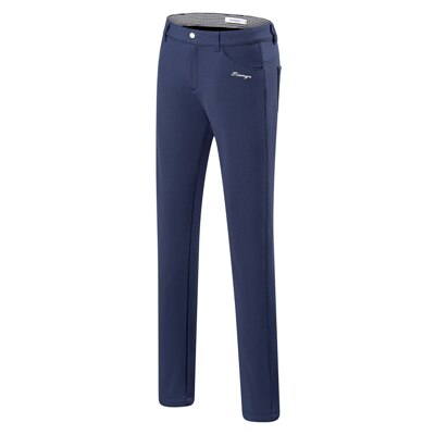 Frau Golf Abnehmen Hosen Winter Herbst warm Halten Hohe Elastizität Hosen Damen Verdicken Golf Hosen D0676: Blau / XS
