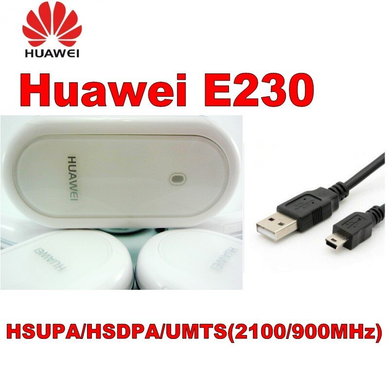 Mini huawei  e230 hsdpa 7.2 mbps draadloos 3g usb-modem
